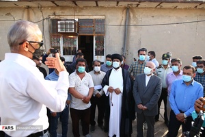 بازدید عبدالکریم جمیری نماینده مردم بوشهر  از روستاهای زلزله زده بندر گناوه