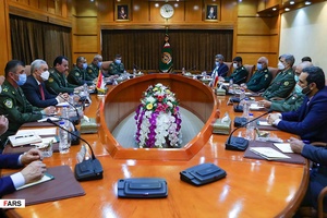 جلسه وزرای دفاع ایران و تاجیکستان