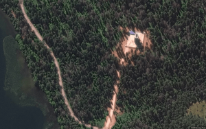 تصویری از اقامتگاه والدای که یک سامانه دفاع هوایی روی آن نصب شده است