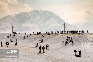 تیوپ سواری در دامنه کوه میشو