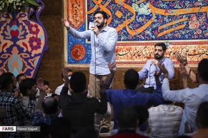 مدیحه‌سرایی سید احمد موسوی در جشن عید سعید غدیر هیئت ریحانة الحسین(س)