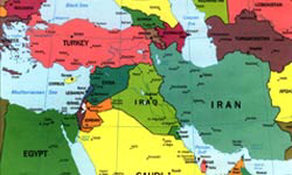 نقشه خاورمیانه