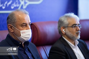 رضا درویش مدیرعامل پرسپولیس درنشست خبری واگذاری سهام پرسپولیس و استقلال به مردم