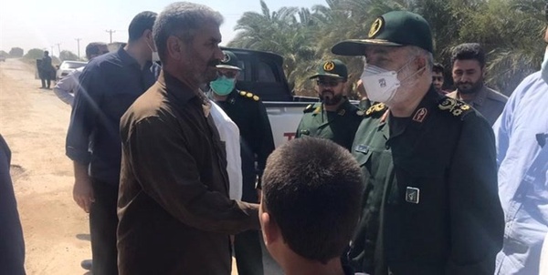 سردار حسین سلامی فرمانده کل سپاه در خوزستان