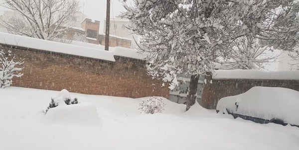 همدان برف ۳