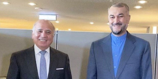امیرعبداللهیان و وزیر خارجه عراق