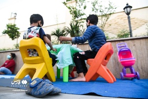 مراسم افطاری  مددجویان بهبود یافته از اعتیادتوسط موسسه نور سپید هدایت