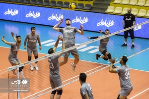 بازی گروهی در تمرین امروز تیم ملی والیبال