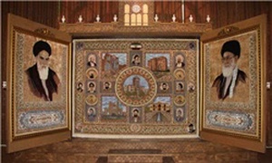 رونمایی از بزرگترین تابلو فرش جهان با موضوع مفاخر و تاریخ آذربایجان