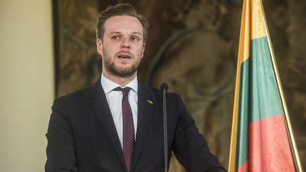 وزیر امور خارجه لیتوانی