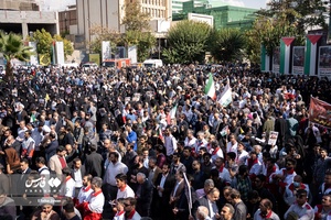 تجمع کادر بهداشت و درمان در محکومیت جنایات رژیم صهیونیستی