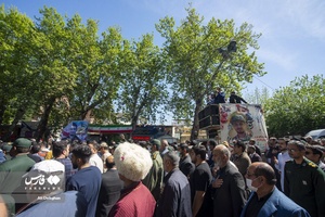 مراسم تشییع شهید مقداد مهقانی در گرگان 