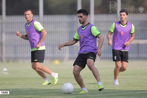 گزارش تصویری از تمرین تیم فوتبال پرسپولیس در کمپ تیم‌های ملی