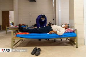 مرکز تزریق داروی ضد کرونا در گرگان 