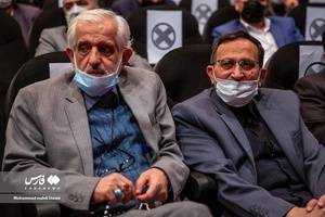 سردار مقدم فر و پرویز سروری در همایش هماهنگی دومین سالگرد شهادت حاج قاسم سلیمانی