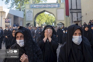 مراسم تشییع شهید مقداد مهقانی در گرگان 