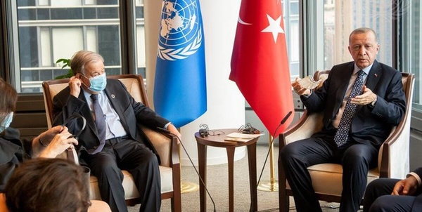 اردوغان و آنتونیو گوترش