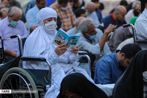 گزارش تصویری| مراسم دعای عرفه حسینی در حرم مطهر رضوی