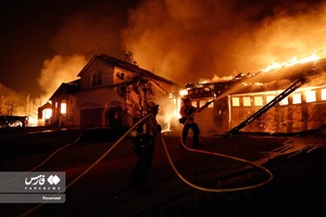 کالیفرنیای آمریکا در آتش 