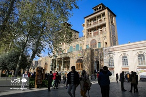 گردشگران نوروزی در کاخ گلستان 