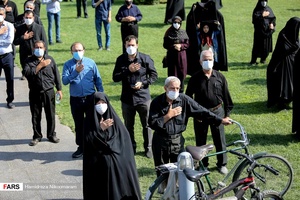 مراسم تشییع پیکر آیت‌الله فقیه‌ایمانی در اصفهان