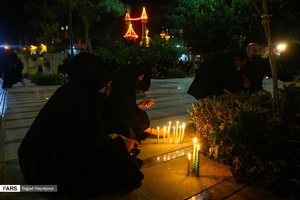 شام غریبان در جوار حرم حضرت معصومه (س)