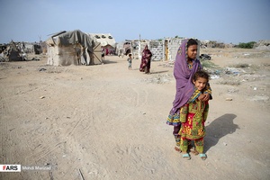 منطقه محروم میرآباد در حاشیه شهر چابهار