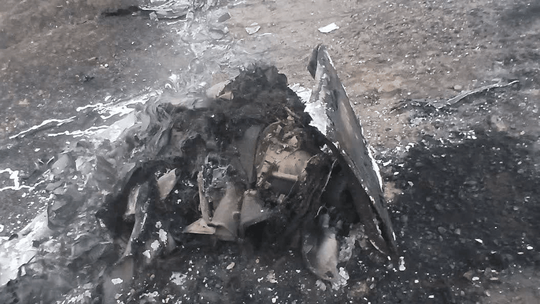 کشف لاشه پهپاد متجاوز MQ9 دشمن در خاک دهلران