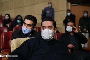 حضور سید محمود رضوی تهیه کننده سینما و تلویزیون در مراسم رونمایی از تندیس شهید سپهبد قاسم سلیمانی در برج میلاد 