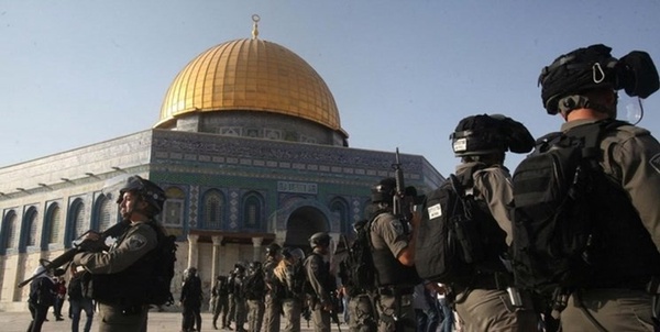 نظامیان صهیونیست در قدس اشغالی