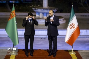 دیدار سردار بردی محمداف معاون رئیس جمهور ترکمنستان با امیرعبداللهیان وزیر امور خارجه 