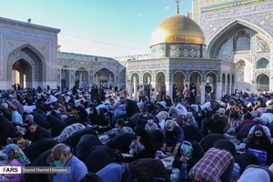 گزارش تصویری| مراسم دعای عرفه حسینی در حرم مطهر رضوی