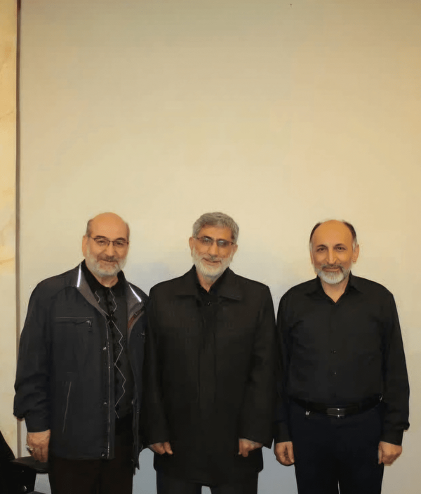 سرداران شهید حجازی و مطلب‌زاده در کنار سردار قاآنی