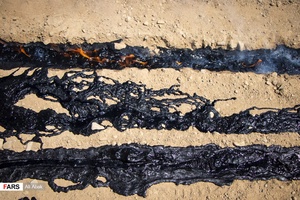 شیره حاصل از امحای ۴ تن مواد مخدر در سمنان