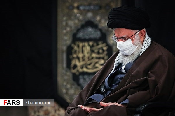 مراسم عزاداری شهادت امام رضا(ع) در حضور رهبر انقلاب