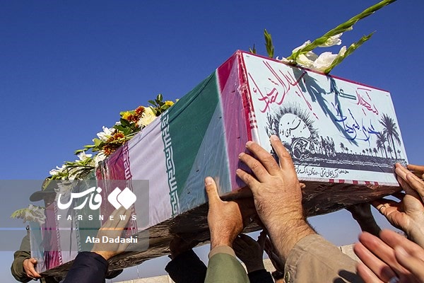 استقبال از 6 شهید گمنام در تبریز