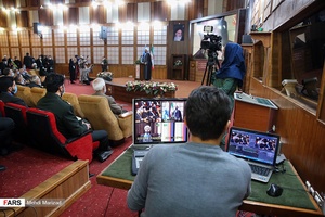 افتتاح شبکه رادیویی انقلاب در استودیو شماره یک ساختمان شهدای رادیو