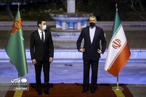 دیدار سردار بردی محمداف معاون رئیس جمهور ترکمنستان با امیرعبداللهیان وزیر امور خارجه 