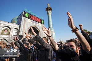 اجتماع عزاداران آقامرتضی علی(ع) در آستان مقدس امام زاده صالح(ع) تجریش 