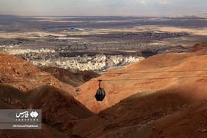 نمایی از تفرجگاه عینالی تبریز
