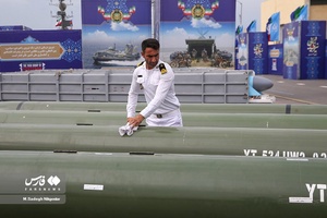 نمایشگاه تجهیزات دریایی نداجا در حاشیه مراسم جشن بزرگ اقتدار