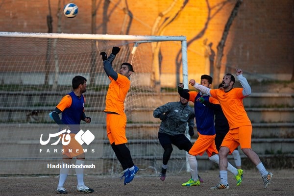 تمرین تیم ملی فوتبال ناشنوایان 