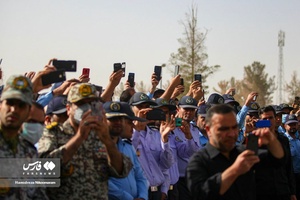 تشییع پیکر شهدای سقوط جنگنده ارتش در پایگاه هشتم شکاری نیروی هوایی
