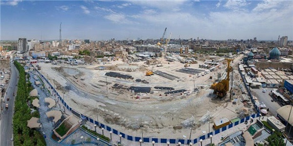 ساخت حرم امام حسین