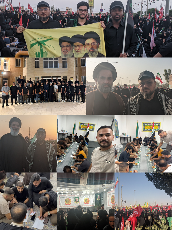 تصاویری از تشییع میلیونی رهبری در ایران و عراق و حجت الاسلام محمد ادریسی در کنار مردم همراه پیکر برای بدرقه و آخرین دیدار