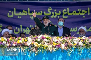 سخنرانی سردار سرلشکر حسین سلامی فرمانده کل سپاه پاسداران انقلاب اسلامی در اجتماع بزرگ سپاهیان محمد رسول الله(ص)