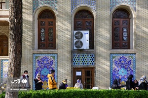 گردشگران نوروزی در کاخ گلستان 