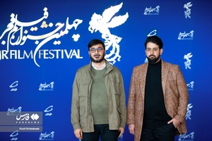 امیر عباس ربیعی کارگردان و محمدرضا شفیعی تهیه کننده  فیلم «ضد» در دهمین روزاز چهلمین جشنواره فیلم فجر