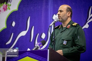 سخنرانی سردار علیرضا حیدرنیا فرمانده سپاه امام حسن مجتبی (ع) استان البرز در رزمایش «جهادگران فاطمی»
