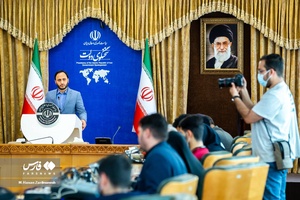 اولین نشست خبری علی بهادری جهرمی سخنگوی دولت در سال ۱۴۰۱